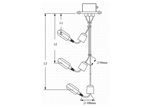 UGX型悬挂倾斜式固体料位信号器